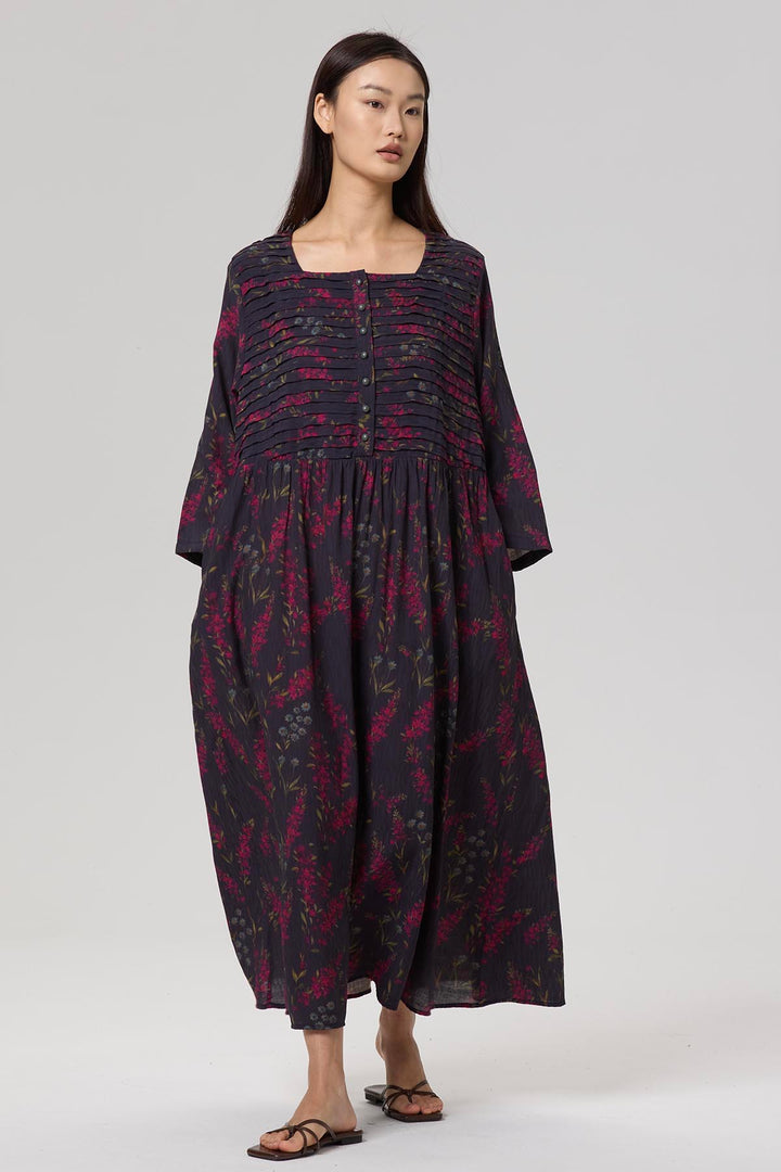 Sevyn Ethnic Print Dress