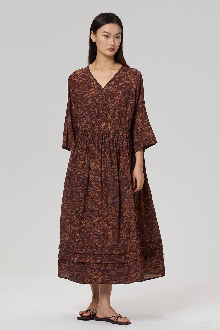 Chelsea V-Neck Print Dress