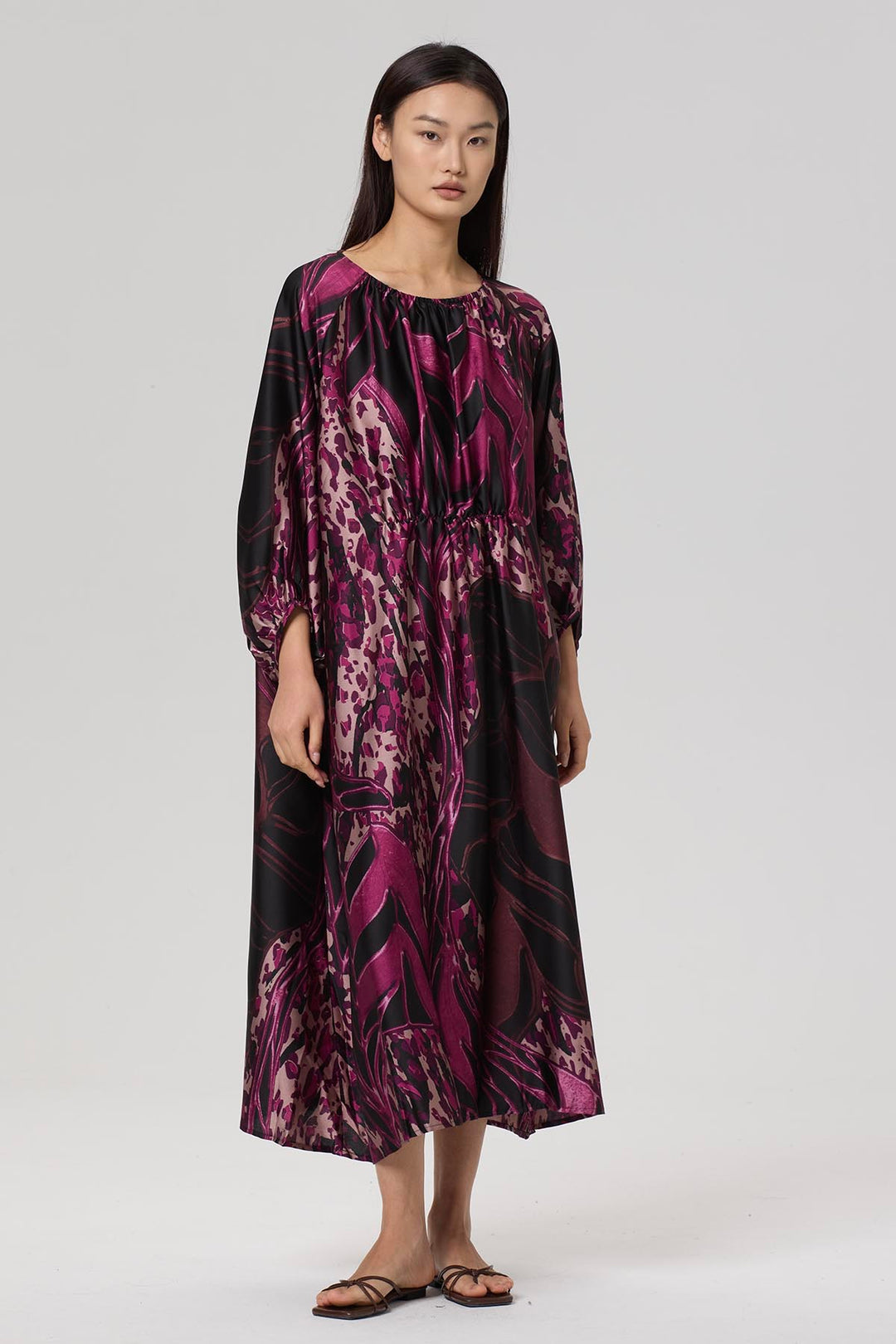 Etta Oversize Print Maxi Dress