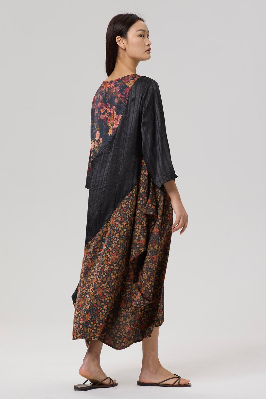 Sonia Retro Splice Maxi Dress