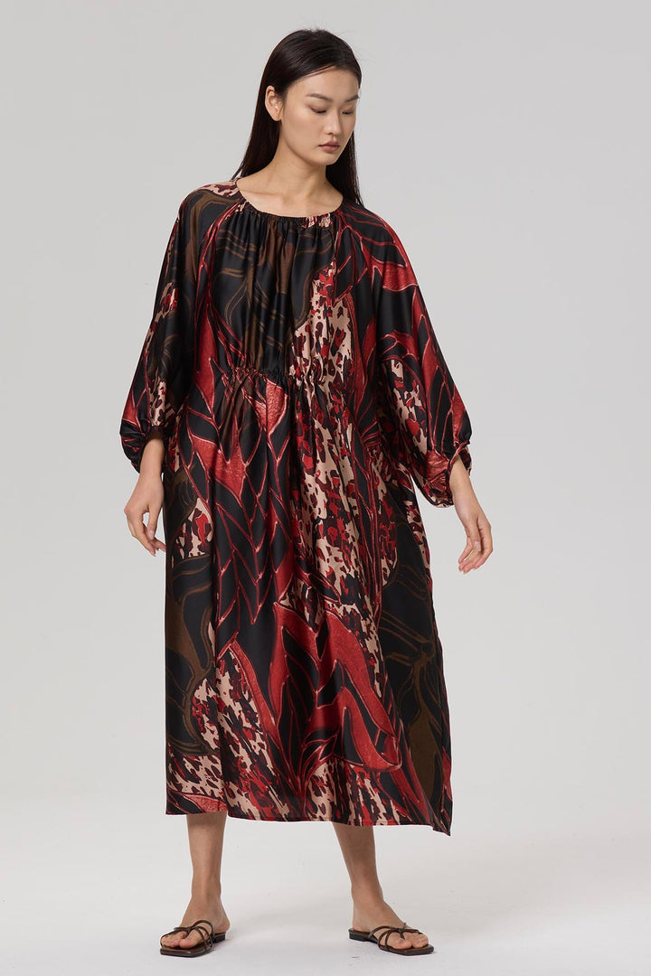 Etta Oversize Print Maxi Dress