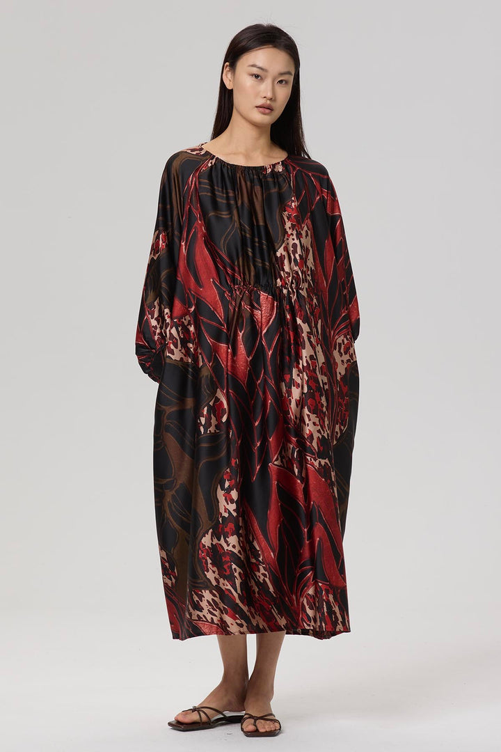 Etta Oversize Print Maxi Dress