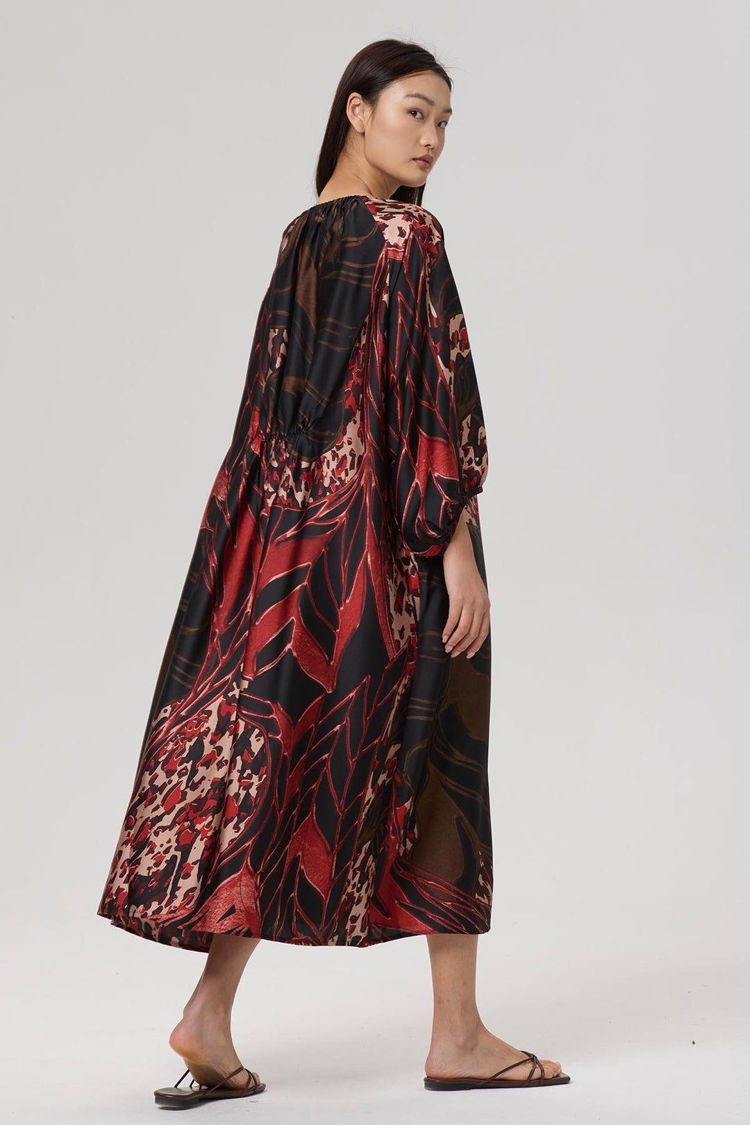 Etta Oversize Print Maxi Dress