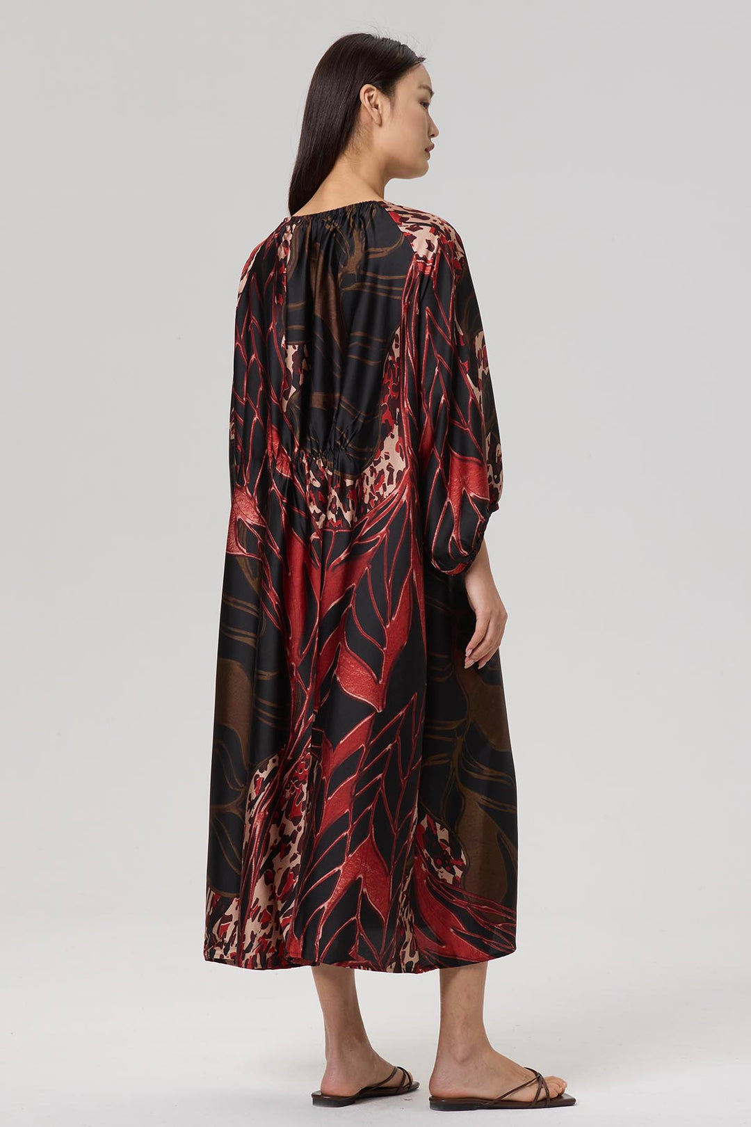 Etta Oversize Print Maxi Dress