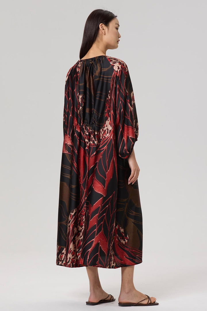 Etta Oversize Print Maxi Dress