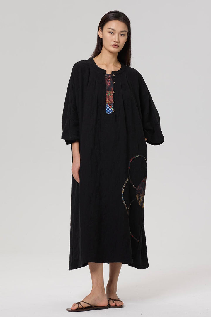 Keoni Ethnic Casual Maxi Dress