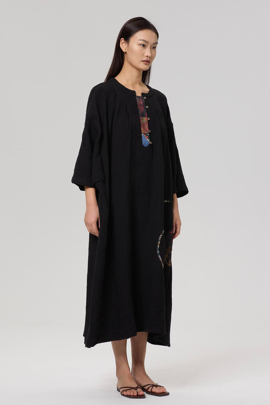 Keoni Ethnic Casual Maxi Dress