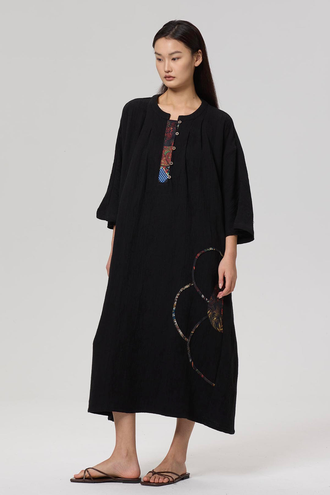 Keoni Ethnic Casual Maxi Dress