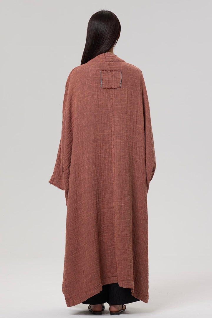 Anika Linen Cardigan Maxi Coat