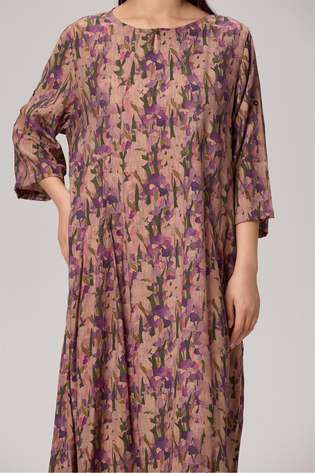 Agnes Retro Print Maxi Dress