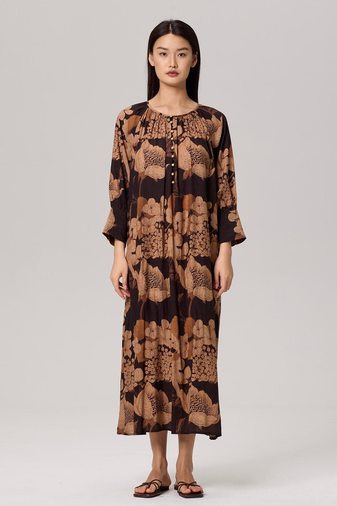 Rosario Print Maxi Dress