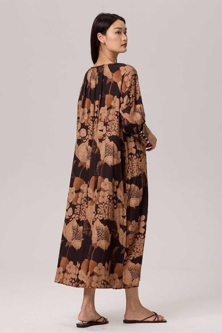 Rosario Print Maxi Dress