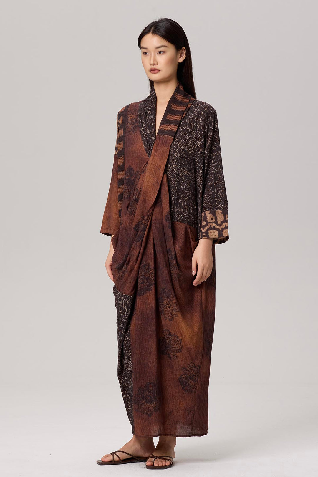 Lucile Cross Front Maxi Dress