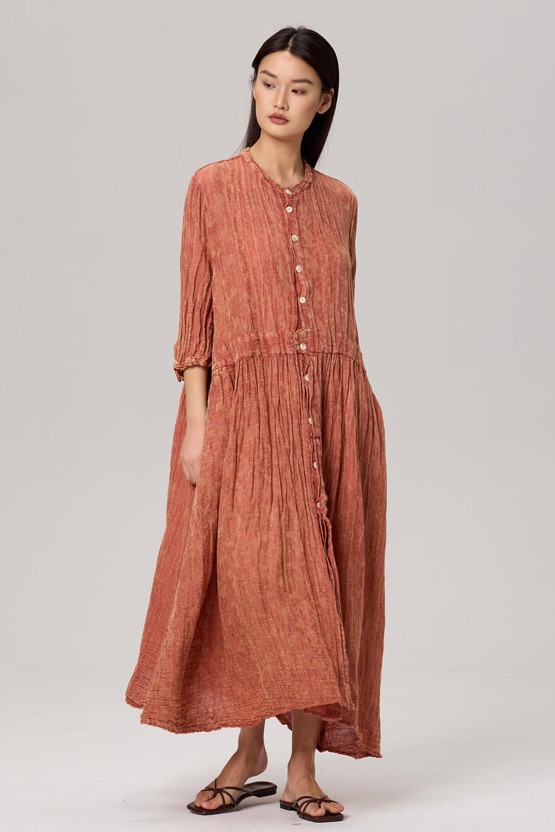 Emma Casual Linen Dress