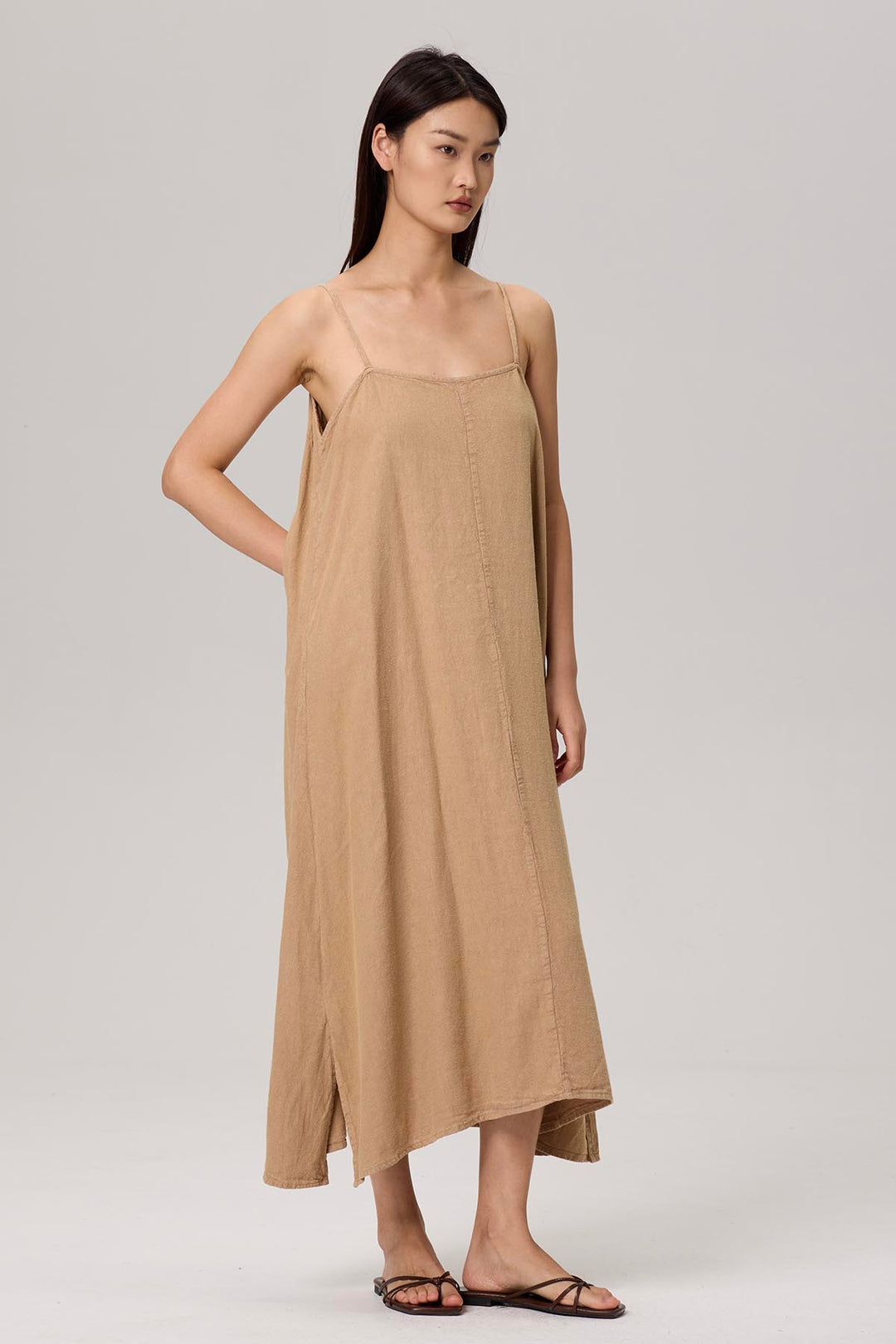 Jalise Linen Maxi Dress