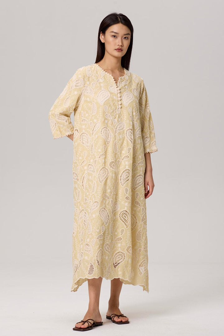 Mimmy Casual Lace Maxi Dress