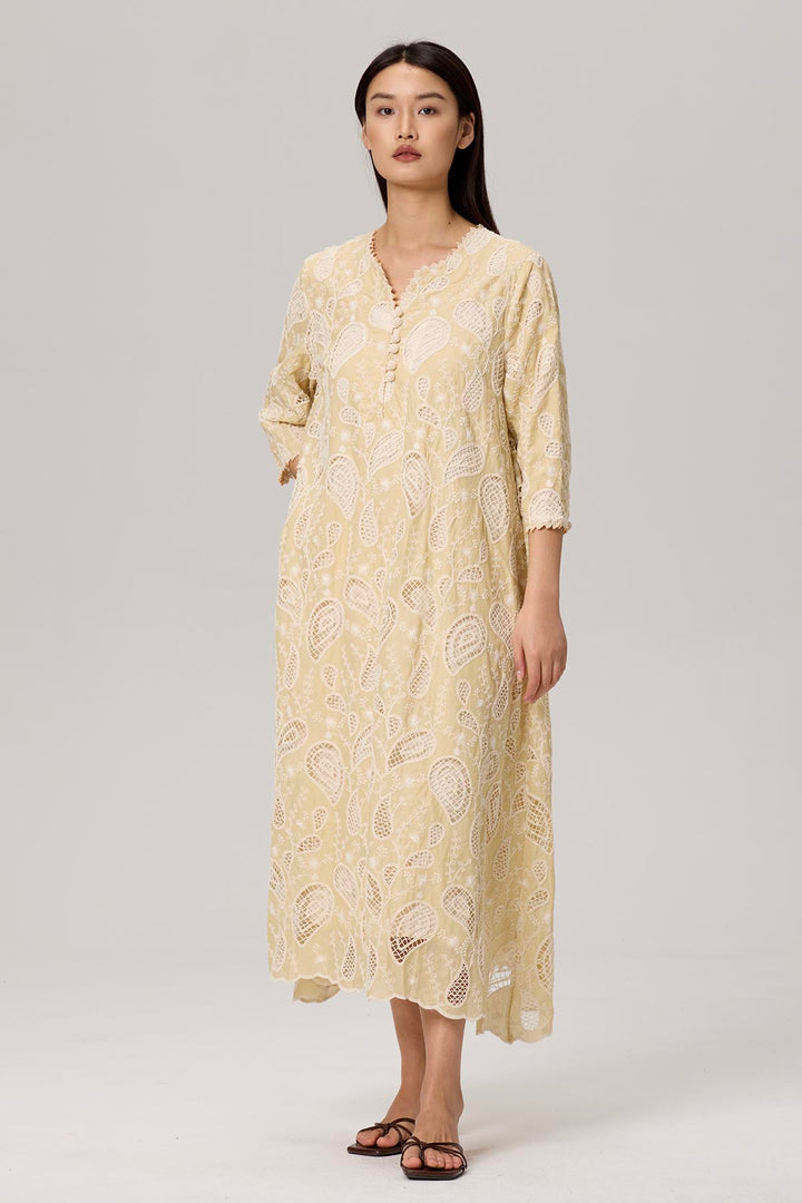 Mimmy Casual Lace Maxi Dress