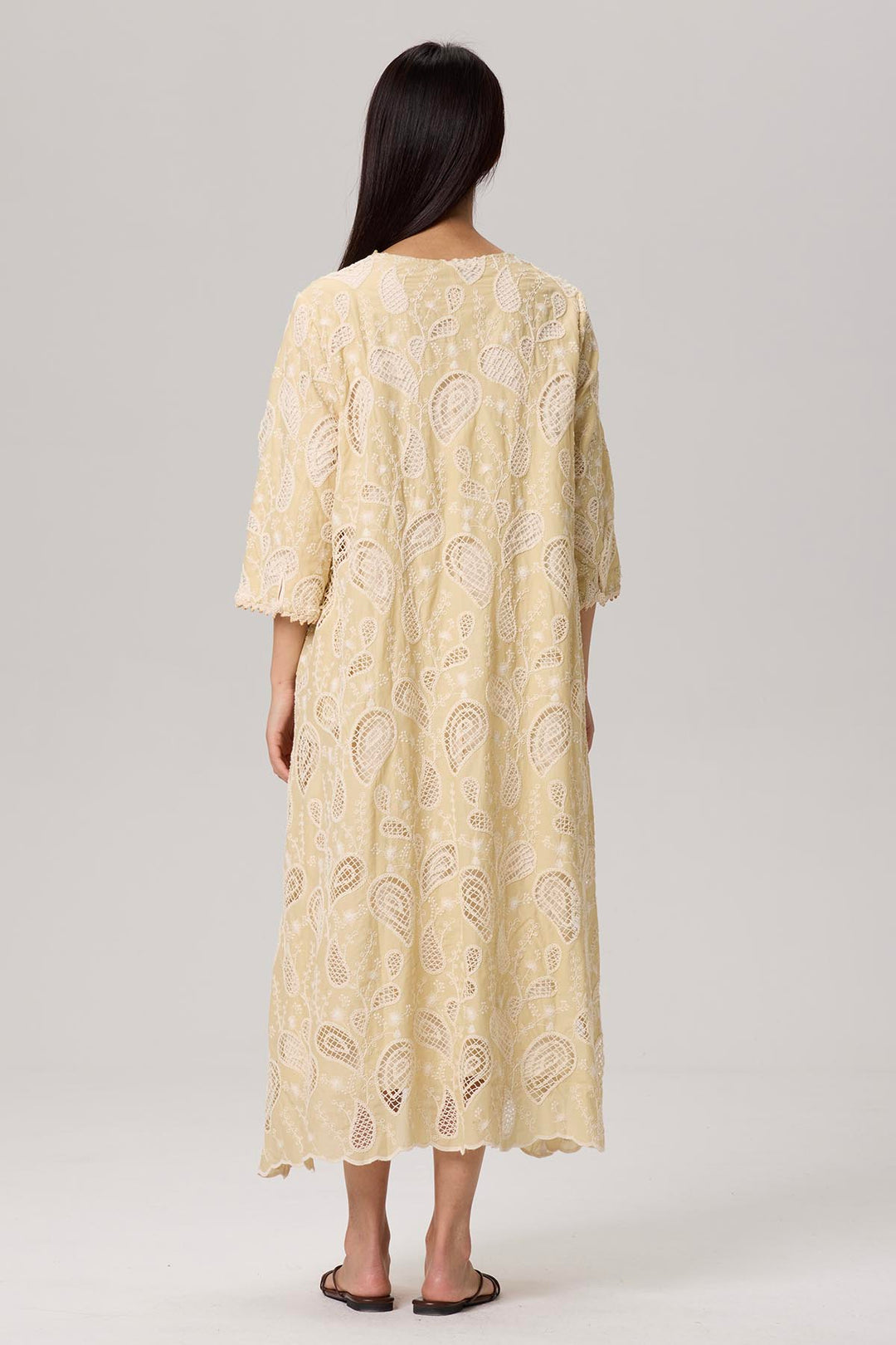 Mimmy Casual Lace Maxi Dress