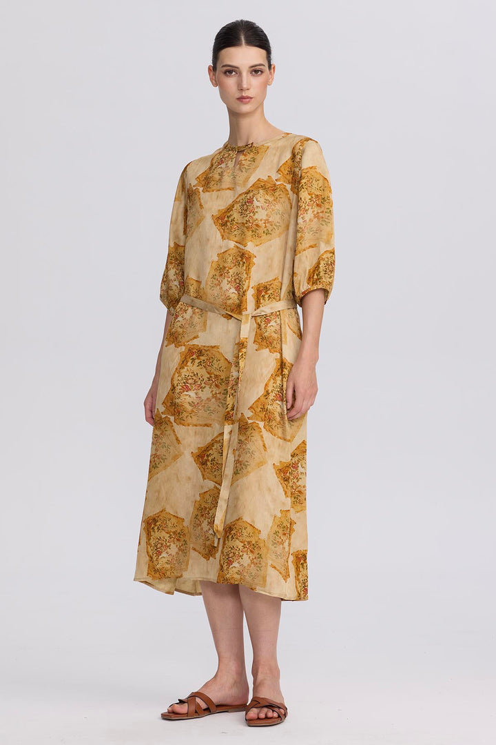 Anfisa Print Dress