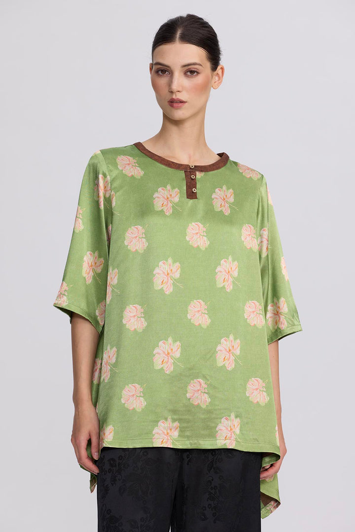 Hana Print Blouse