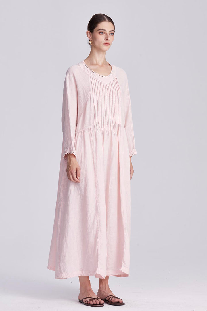 Elara Linen Dress