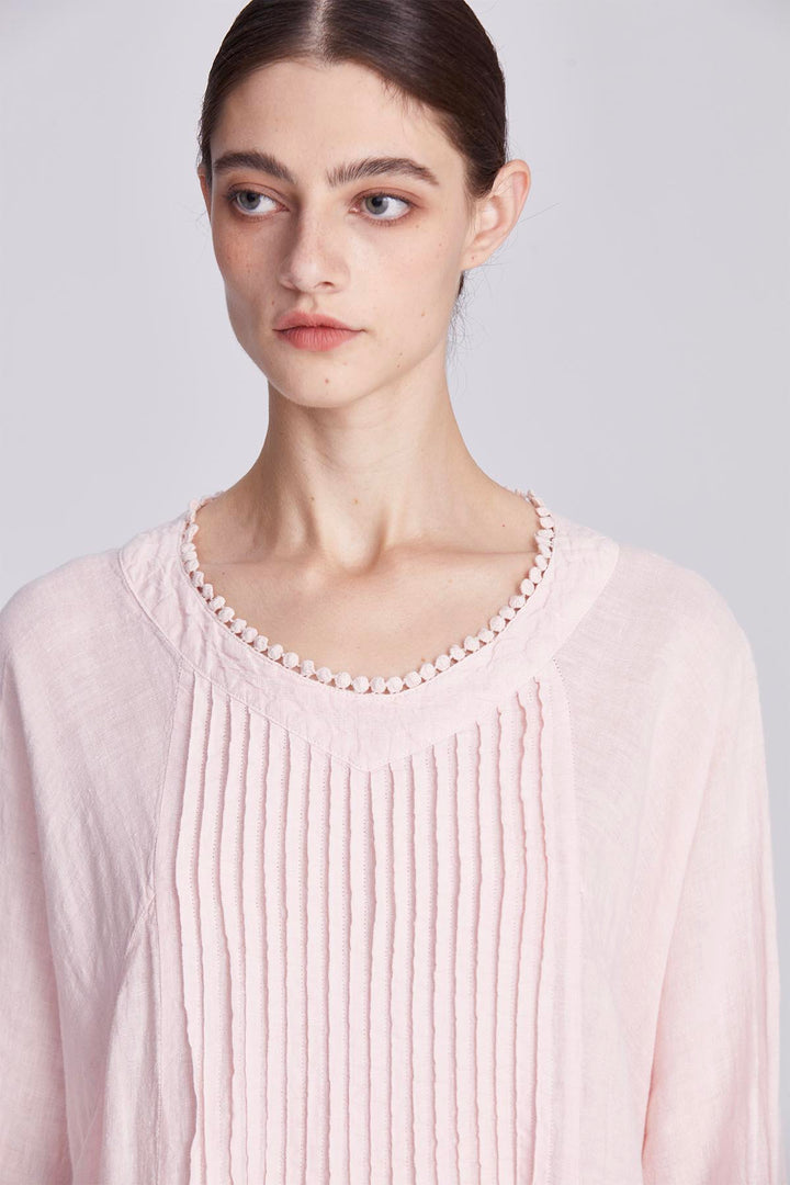 Elara Linen Dress