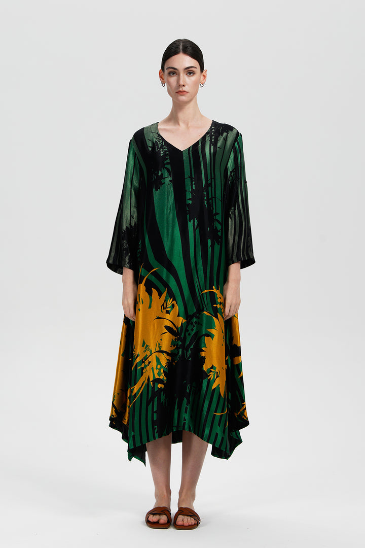 Orlina Print Maxi Dress