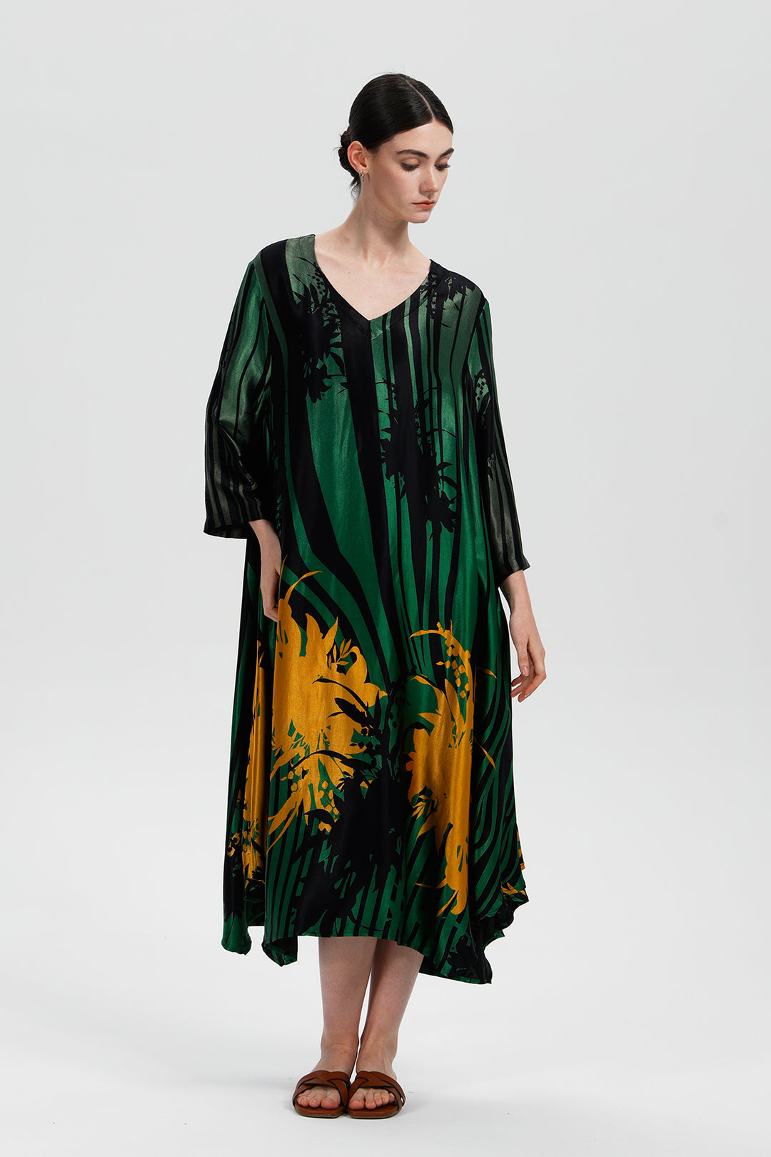 Orlina Print Maxi Dress