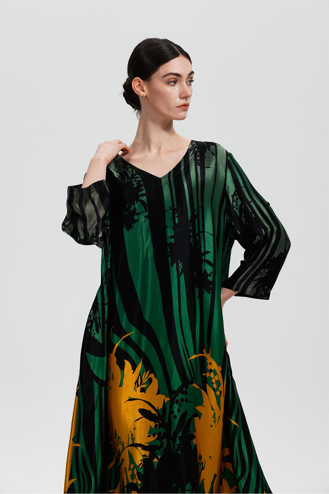 Orlina Print Maxi Dress