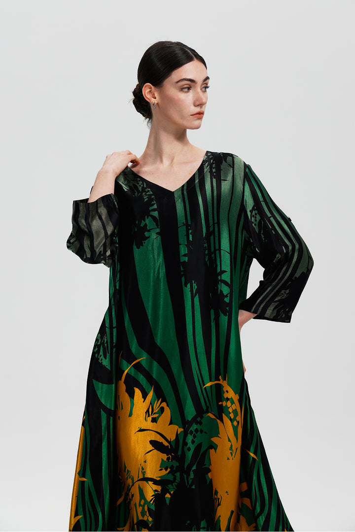 Orlina Print Maxi Dress