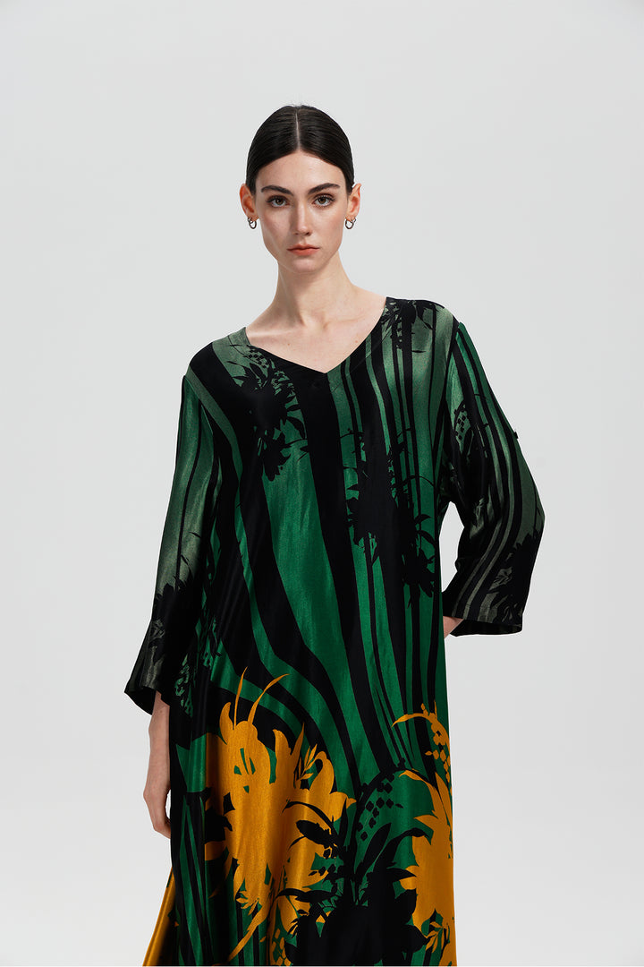 Orlina Print Maxi Dress