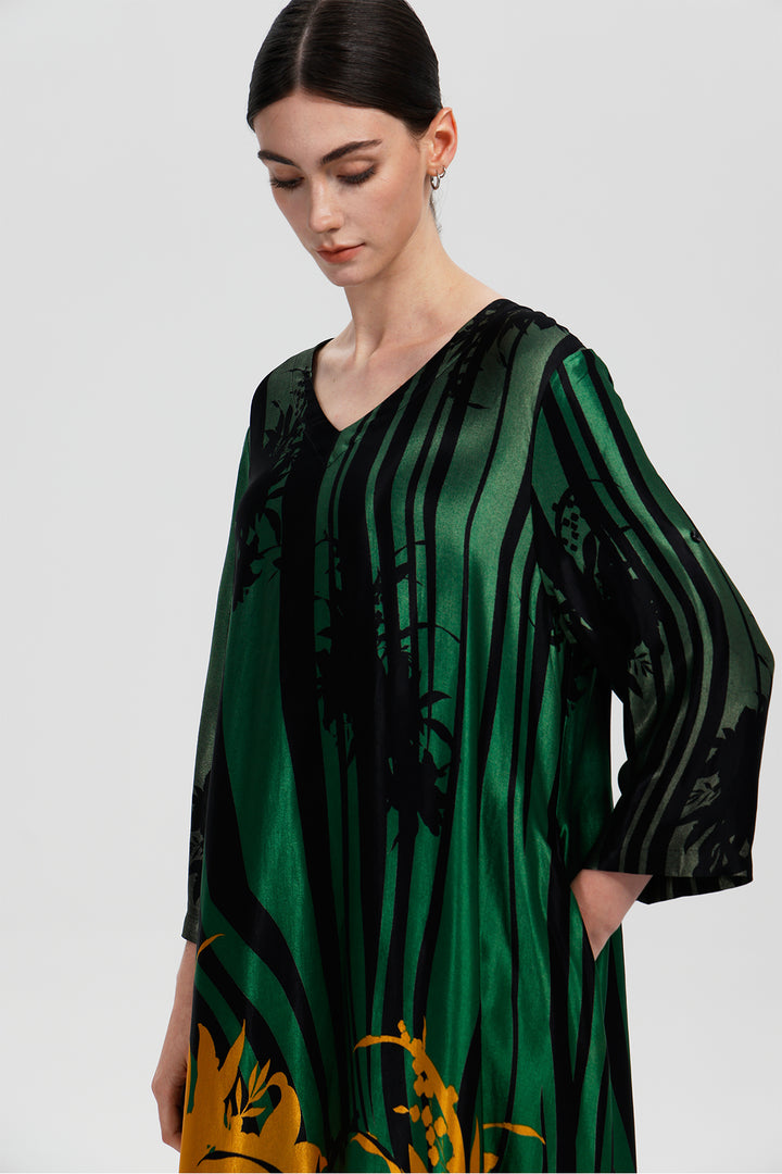 Orlina Print Maxi Dress