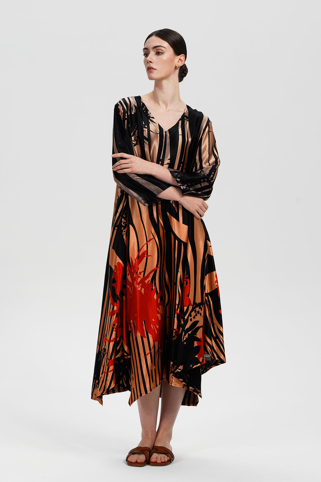 Orlina Print Maxi Dress