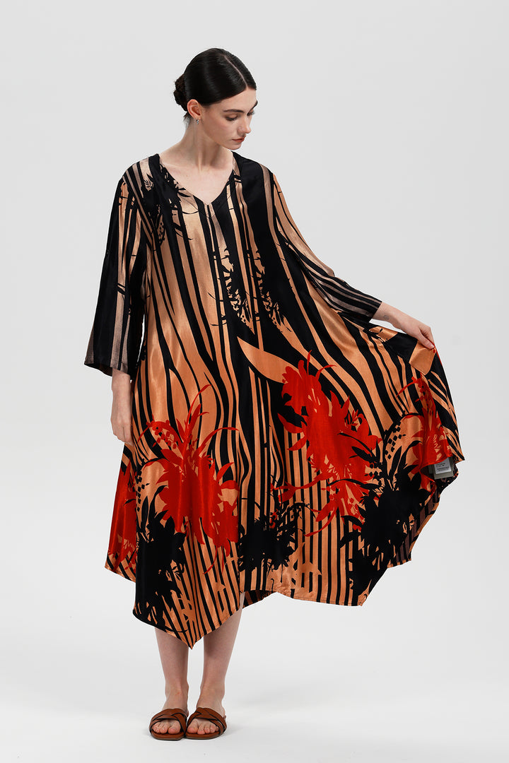 Orlina Print Maxi Dress