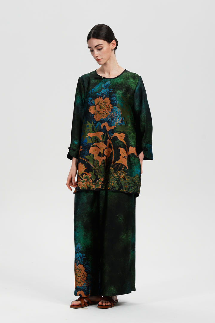 Elowira Retro Wide Leg Two Set