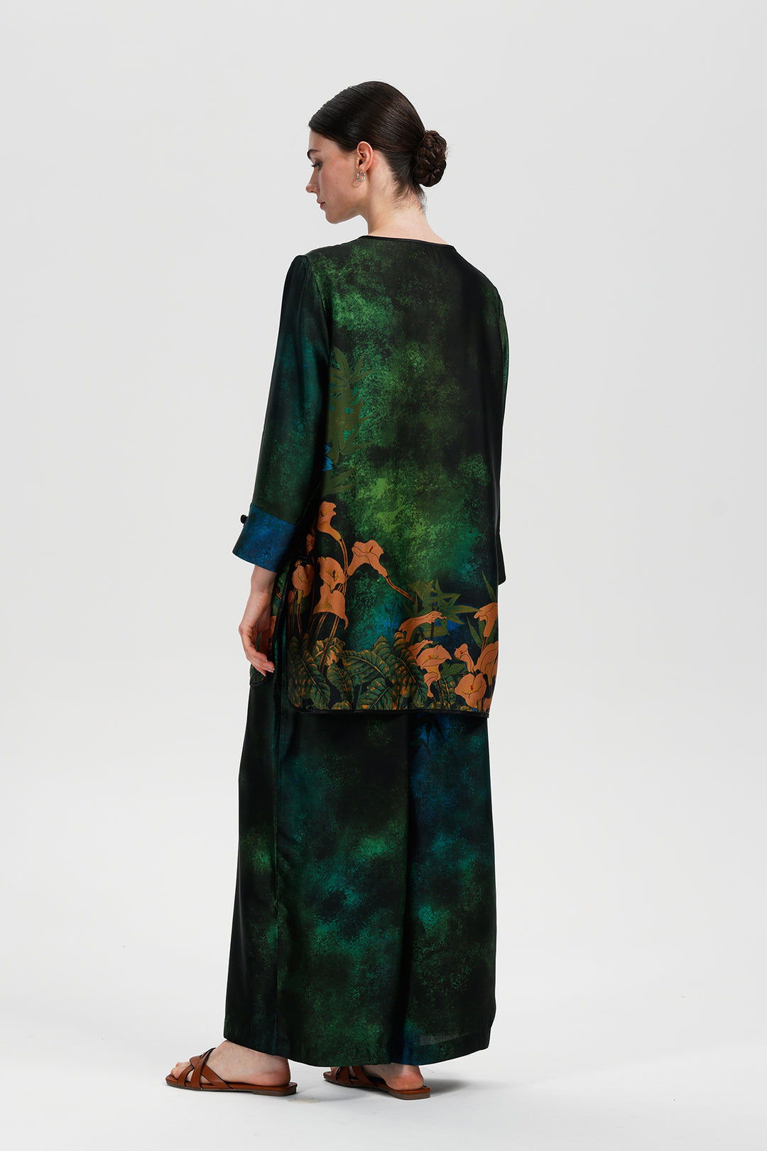 Elowira Retro Wide Leg Two Set