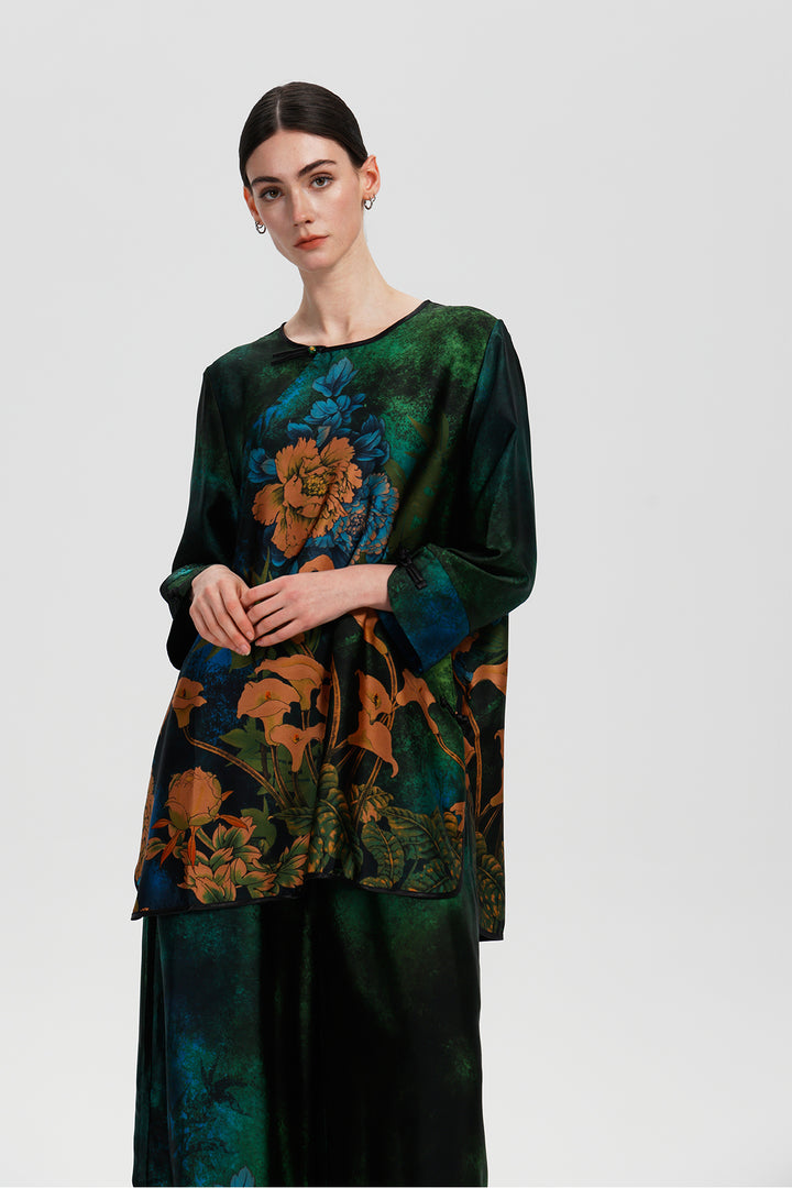 Elowira Retro Wide Leg Two Set