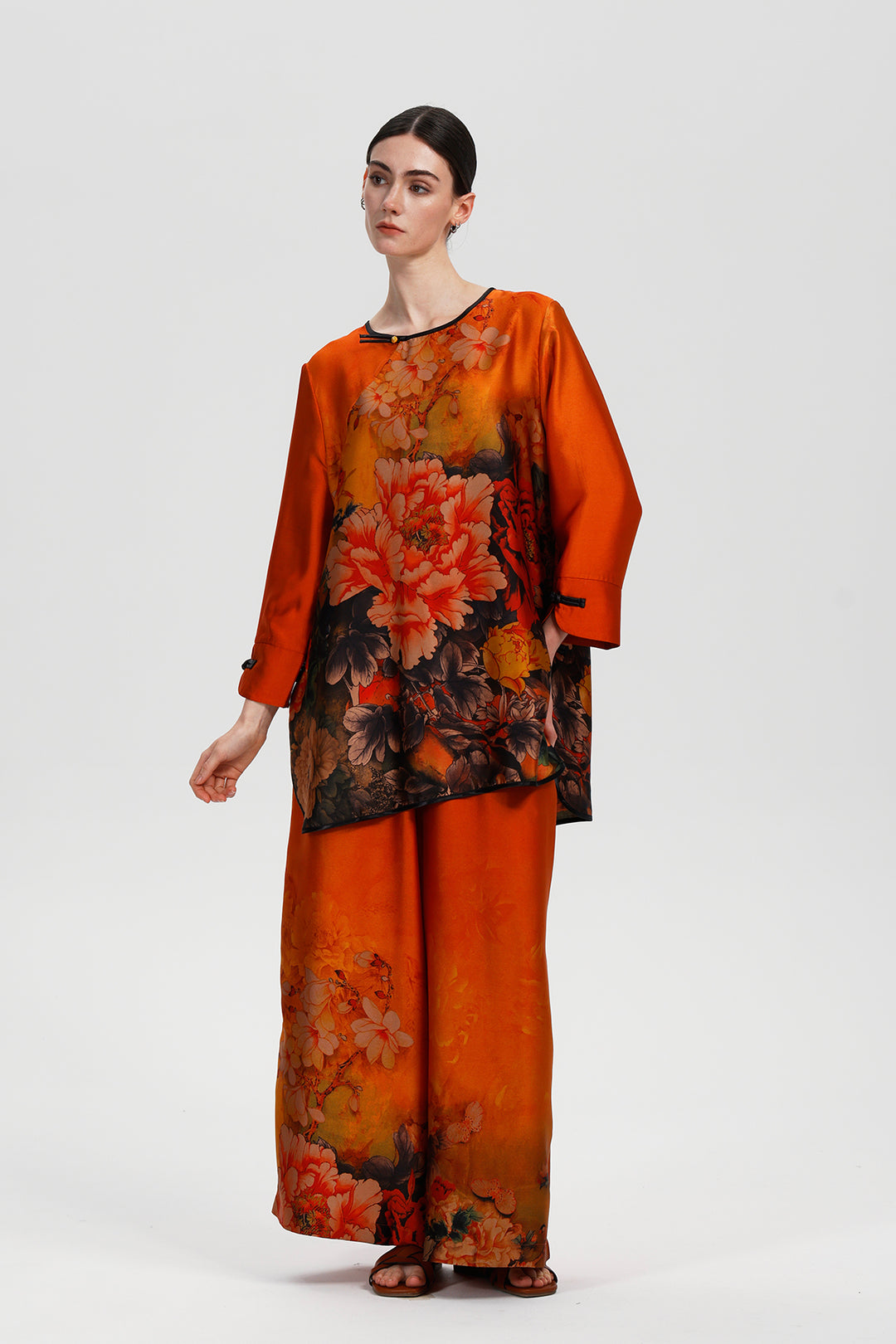 Elowira Retro Wide Leg Two Set