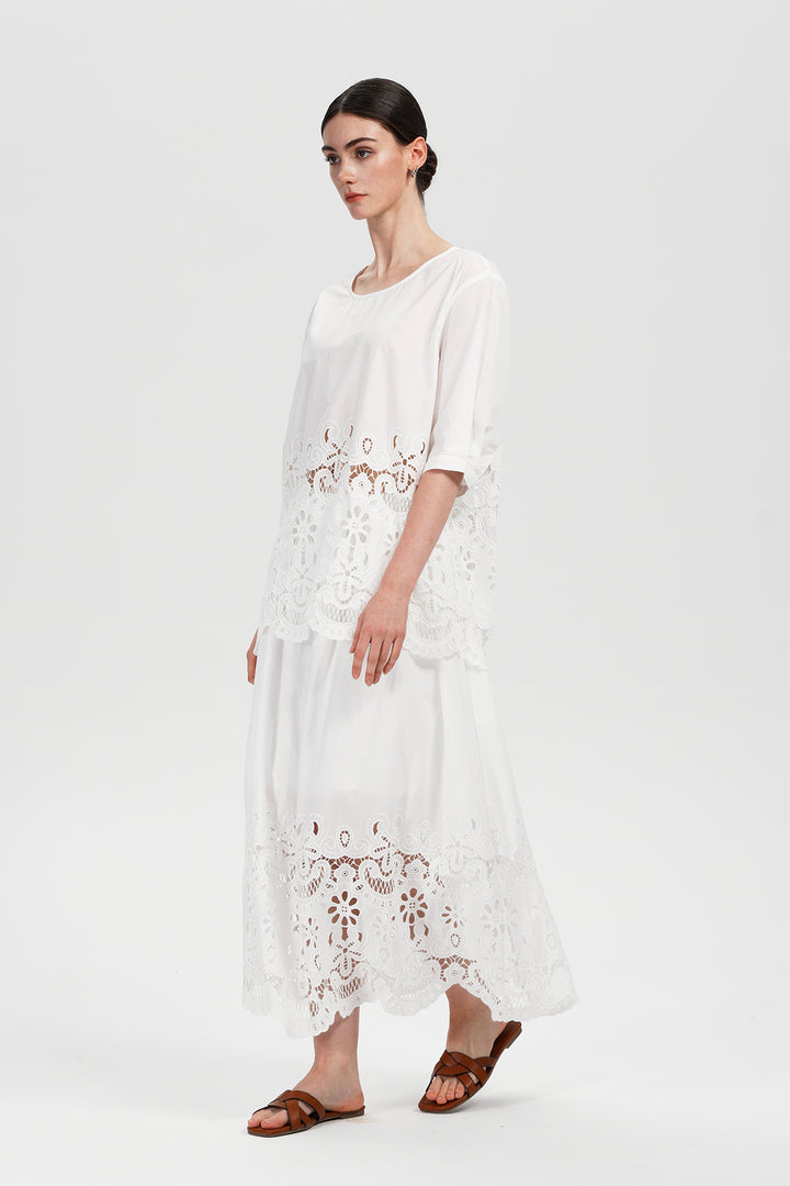 Cecilia Lace Skirt Set