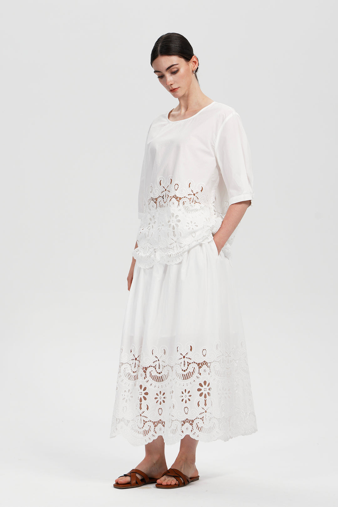 Cecilia Lace Skirt Set