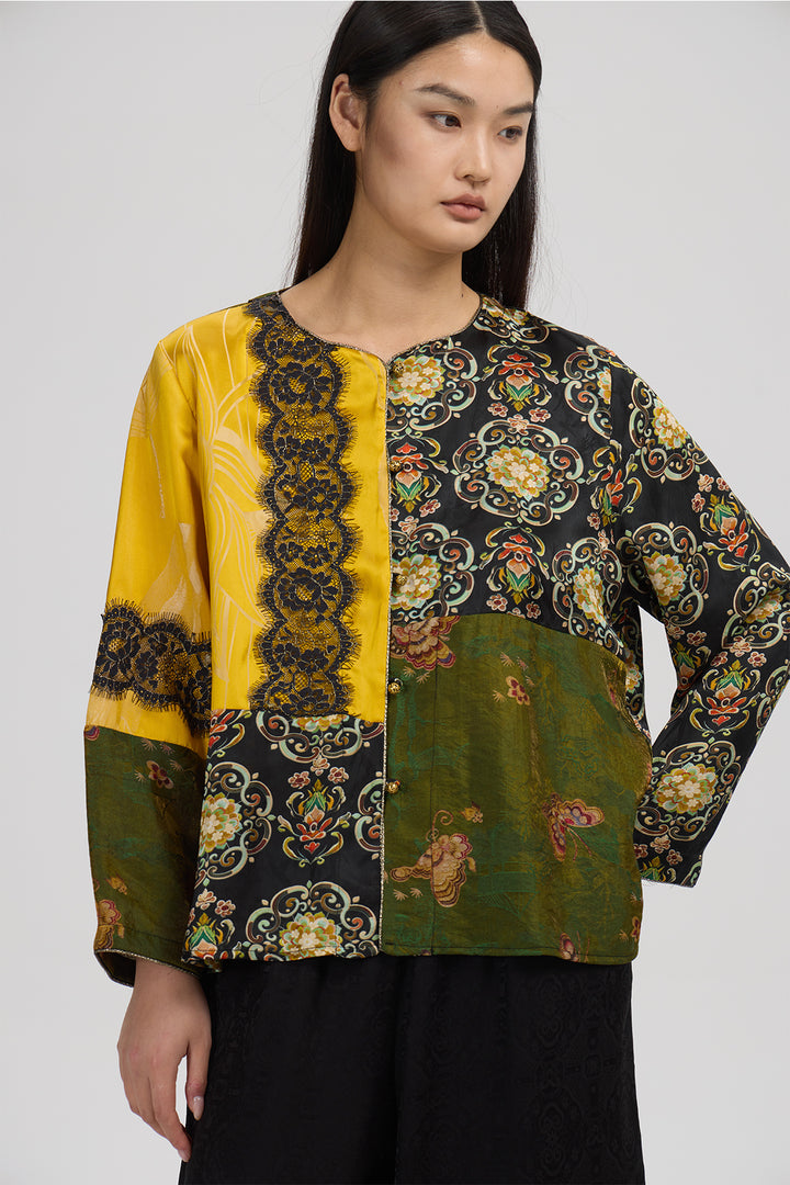 Orelia Patchwork Blouse