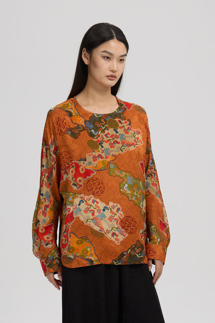 Oriana Print Top