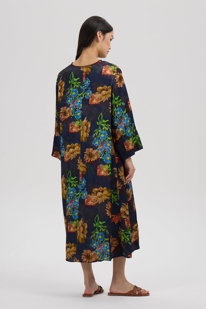 Orelia Vintage Print Dress