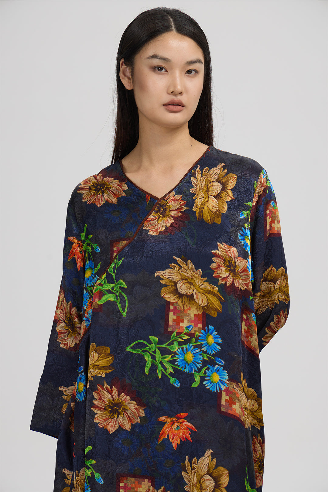 Orelia Vintage Print Dress