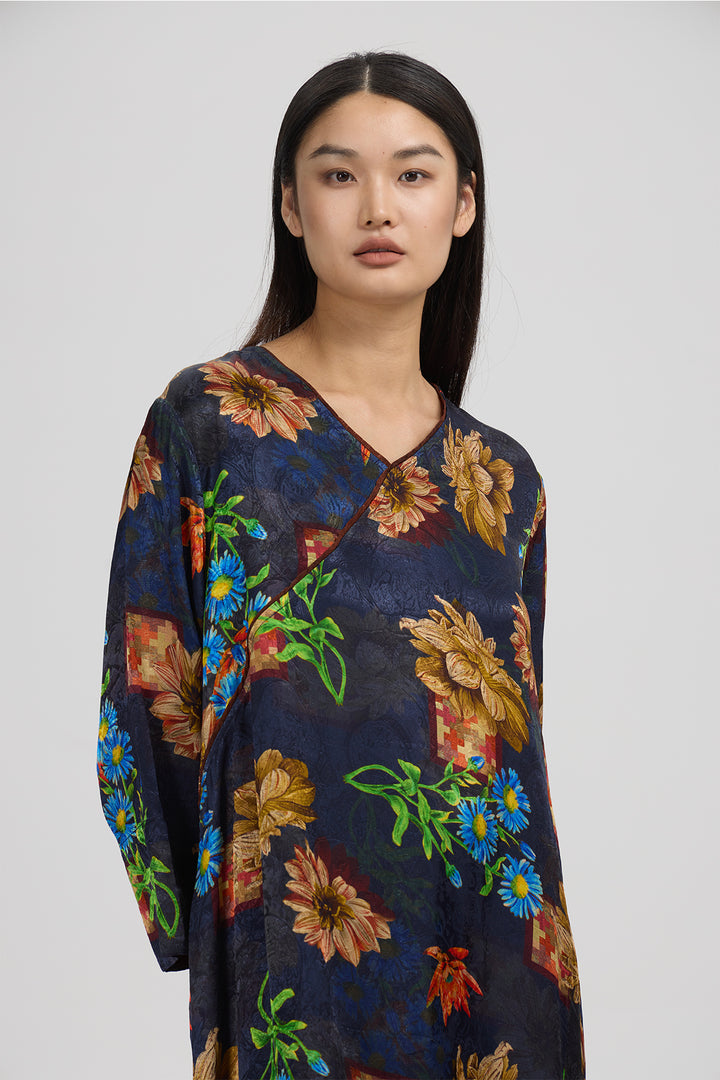 Orelia Vintage Print Dress