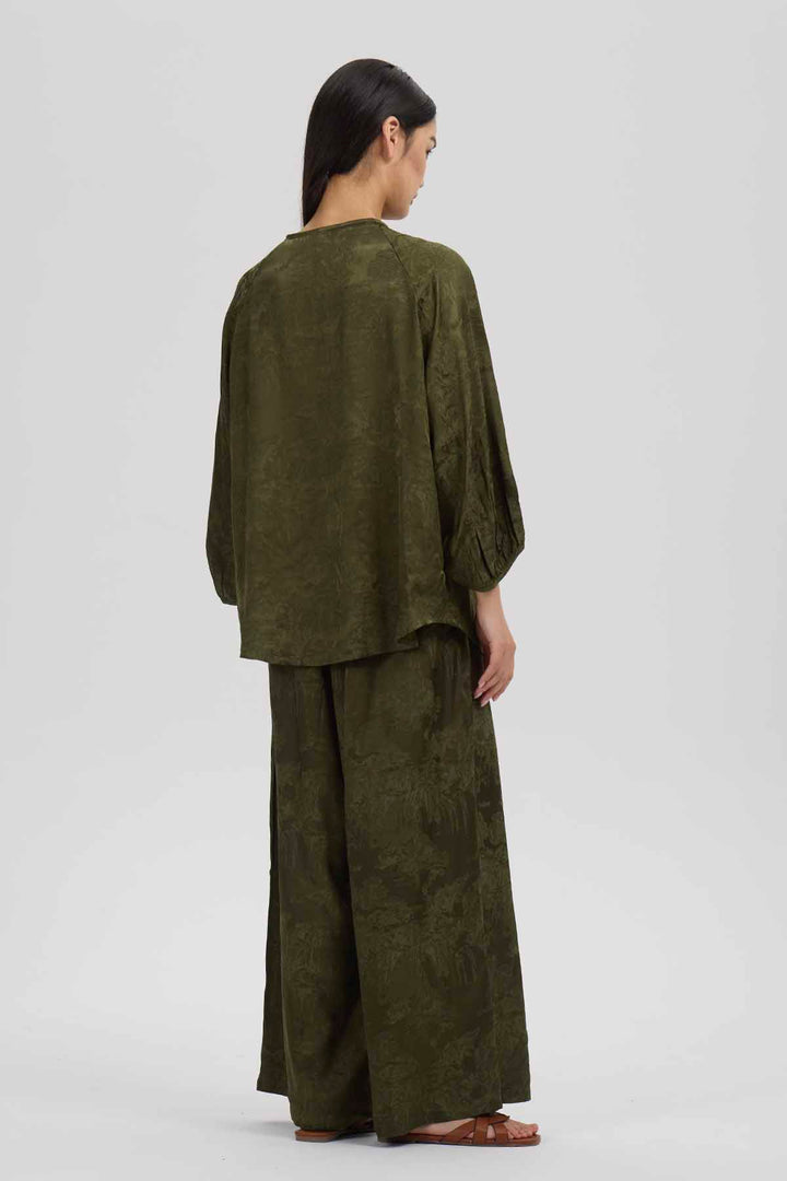 Conjunto casual de dos perneras anchas Joni