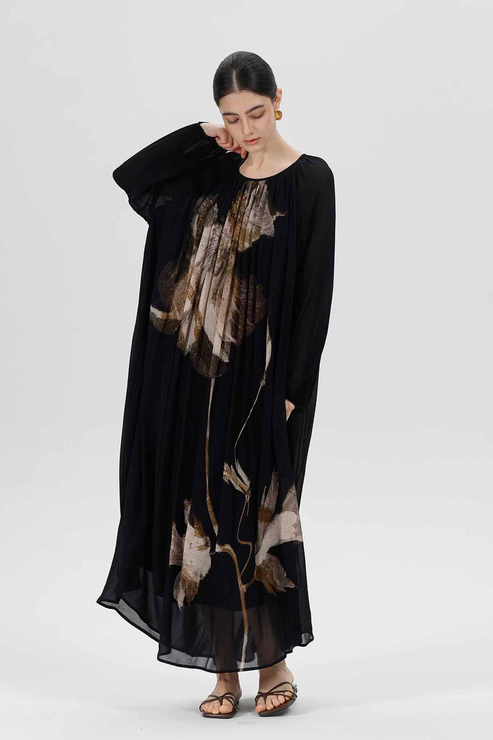 Alina Print Maxi Dress