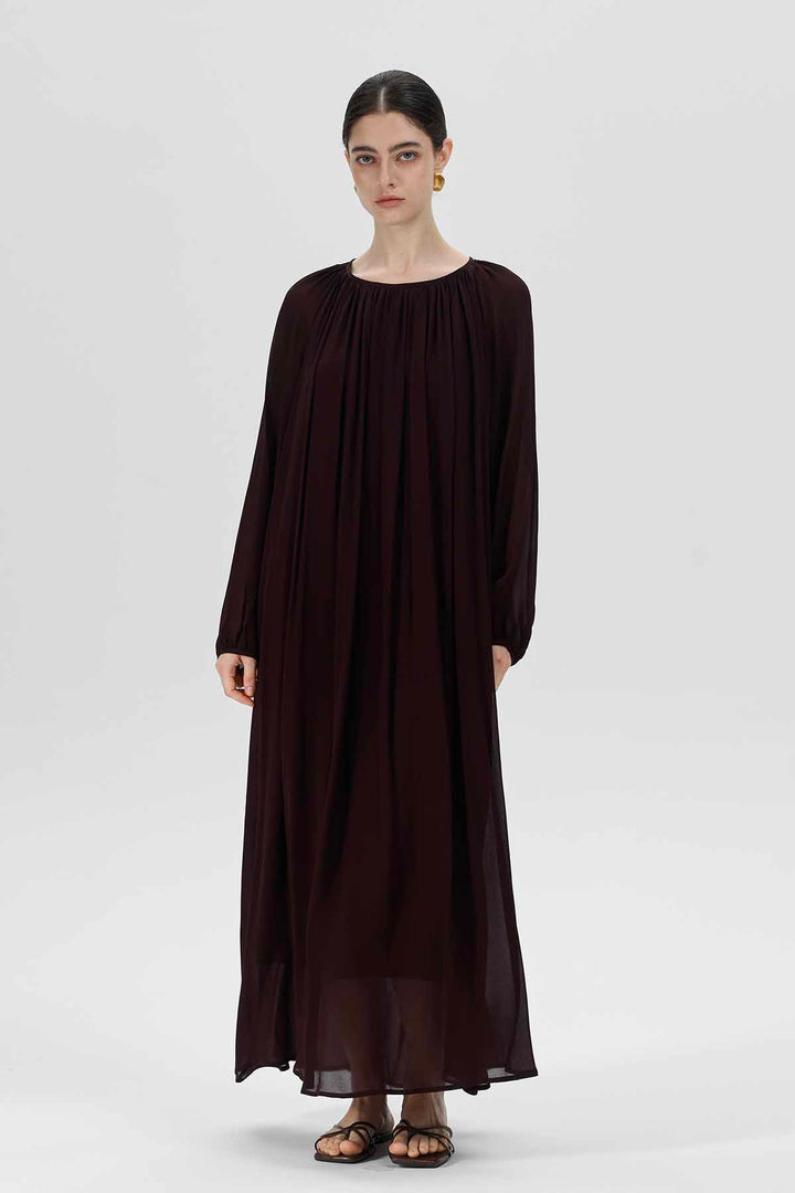 Clara Silk Maxi Dress