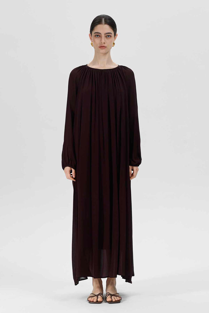 Clara Silk Maxi Dress