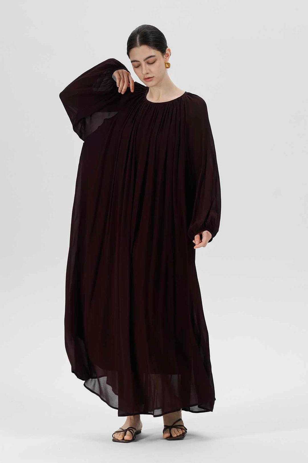 Clara Silk Maxi Dress